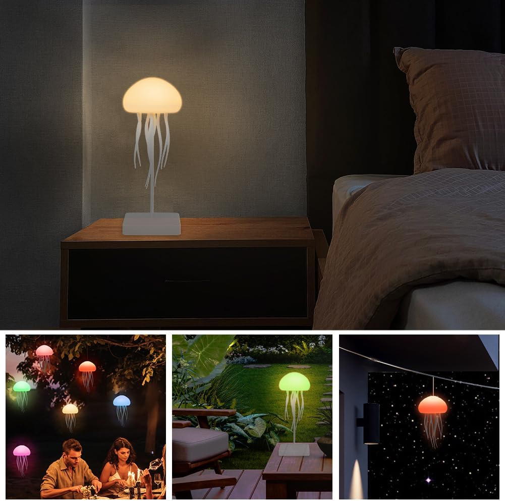 ¡PROMOCIÓN 2x1!  Lámpara Medusa Flotante Recargable LED