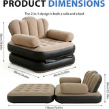 🔥 Sofá Cama Hinchable 2 en 1 + 🎁 Manta Luminosa GRATIS