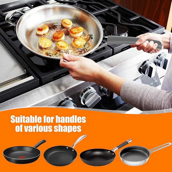Pack 3 fundas de silicona para mango de olla con aislamiento térmico - additional image 16