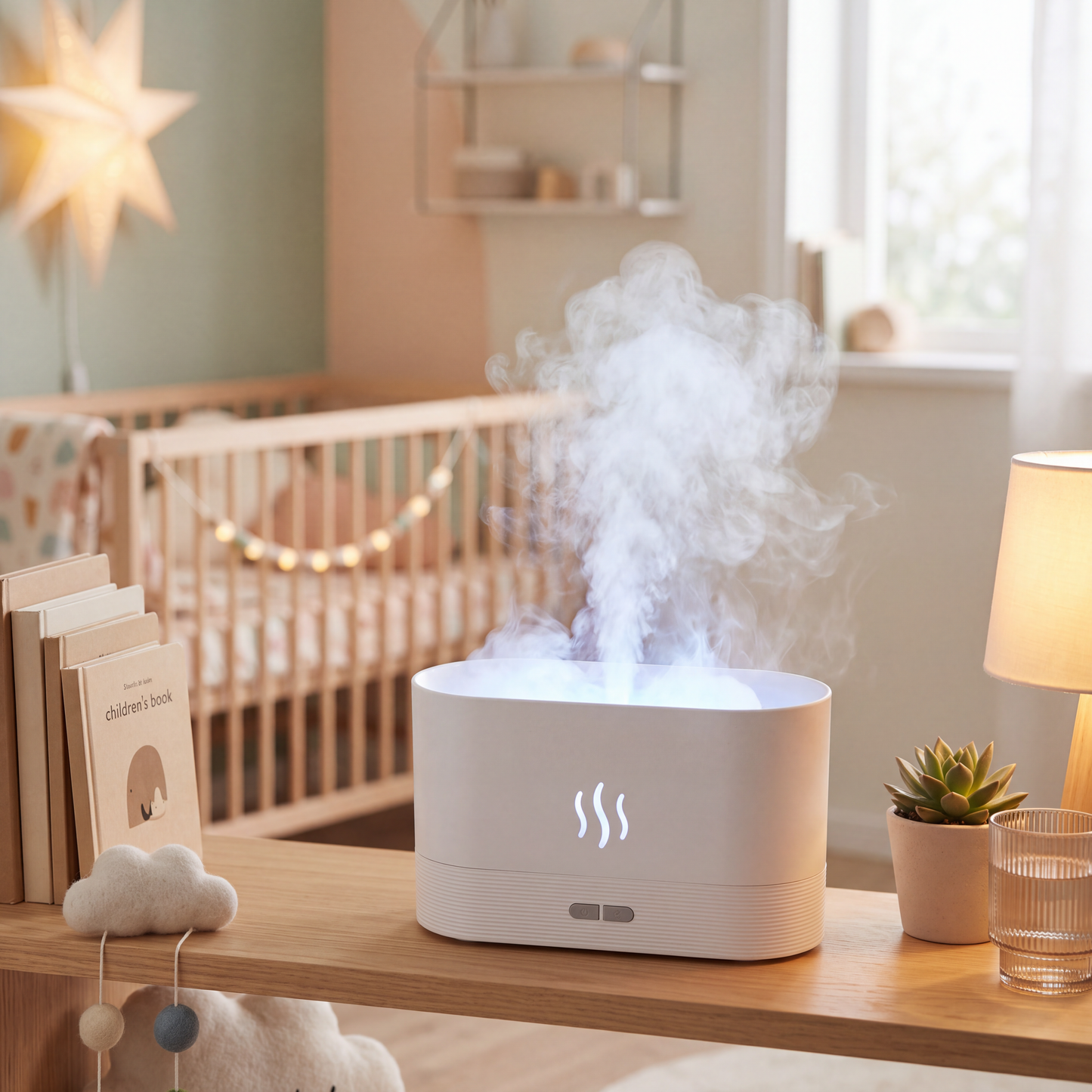 🔥Difusor de Aceites Esenciales LED Humidificador de 180 ml + Aceite Esencial de Jengibre de Eelhoe GRATIS!🎁
