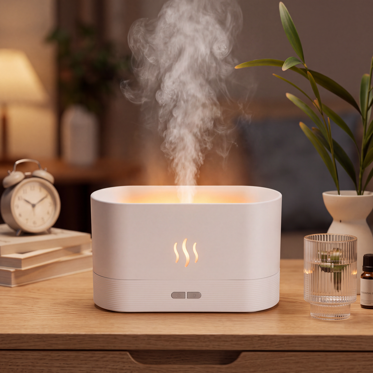 🔥Difusor de Aceites Esenciales LED Humidificador de 180 ml + Aceite Esencial de Jengibre de Eelhoe GRATIS!🎁